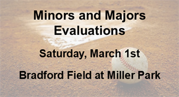 Spring Baseball Evaluations Day